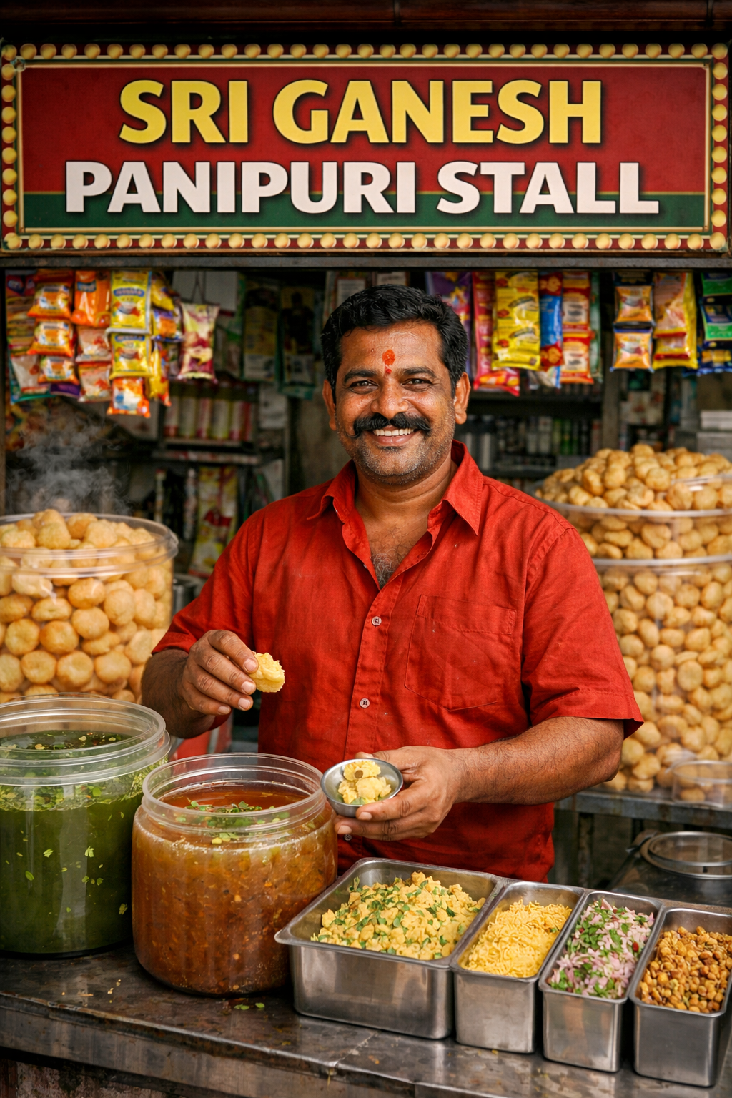 Narayana Panipuri Stall
